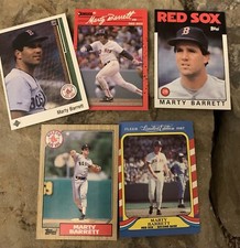 Marty Barrett Baseball Cards. Boston Red Sox