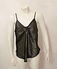 California Dynasty 16480 Shiny Liquid Silky Satin Camisole Cami Slip M USA made