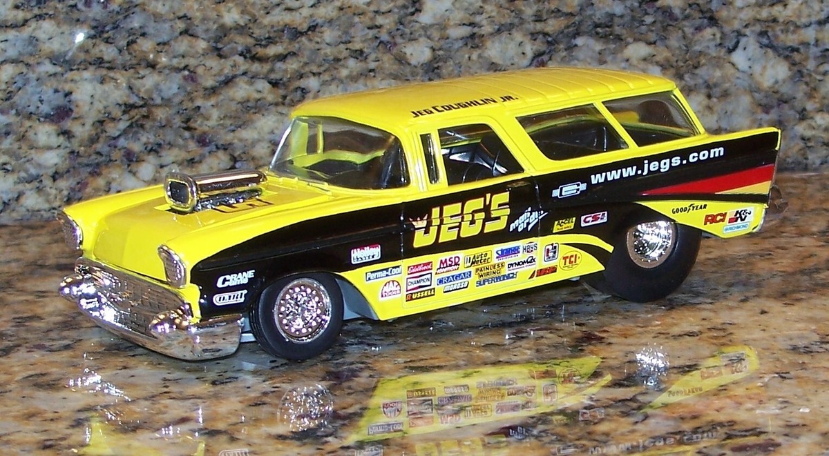 Racing Champions Jeg Coughlin 1957 Chevy Nomad Diecast Model NHRA