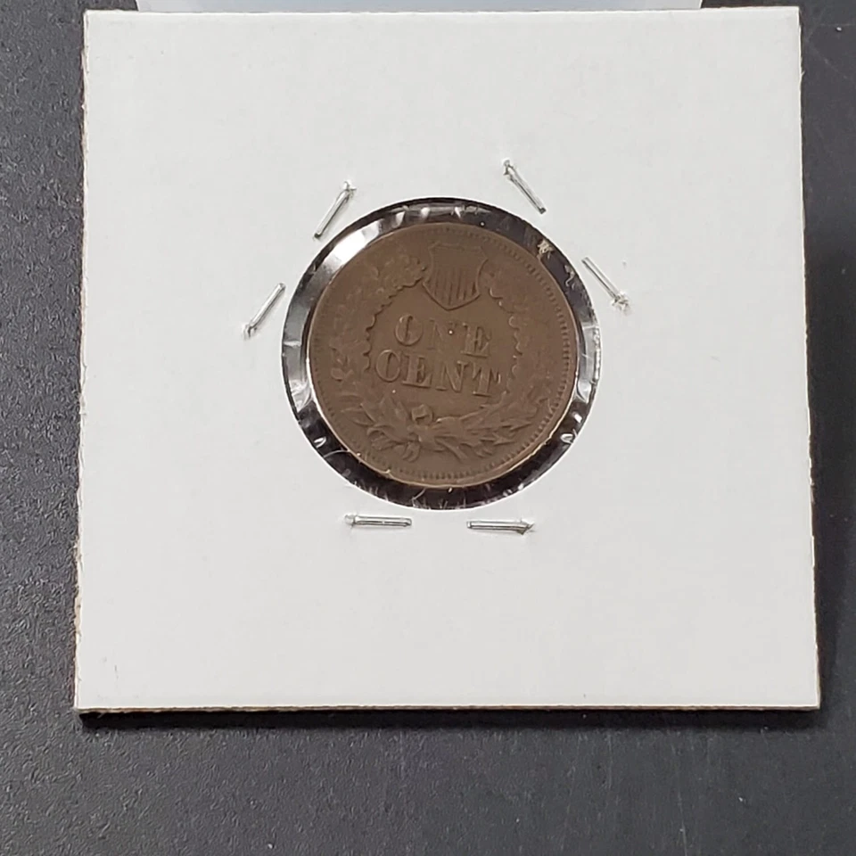 1866 P 1c Copper Nickel Indian Small Cent Penny Coin FS-303 VG Variety - Image 4 of 4