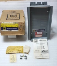 Square D NQOB 100 Amp Panel Interior Only Main Lug, NQOB-123, 120/240V, NOS