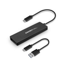 M.2 NVME  SATA SSD Enclosure, USB C 3.1 Gen 2 10 Gbps , NVMe SSD Enclosure ...