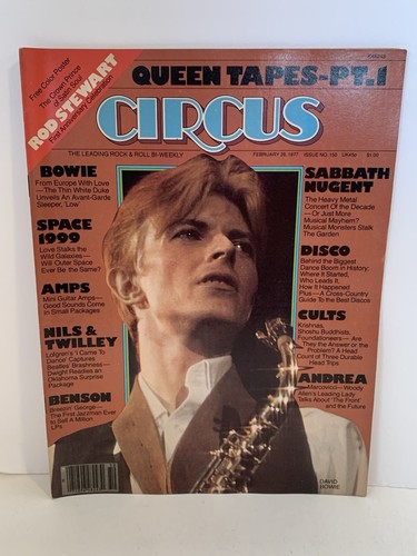 Magazine Cirque #150 28 février 1977 David Bowie Space 1999
