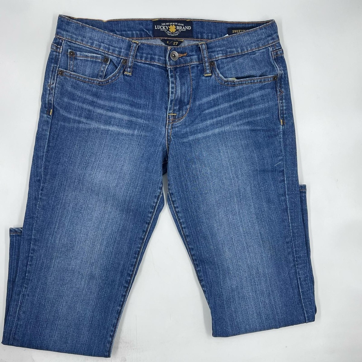 Lucky Brand Sweet'N Crop Womens Size Blue Denim Jeans Cropped Pant