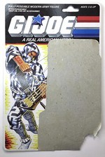 G.I. Joe 1987 Cobra Storm Shadow Ninja - Cardback ONLY