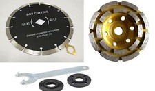 7" granite Saw Blade Diamond Cutting Disc Grinding Cup Wheel for stone Concrete