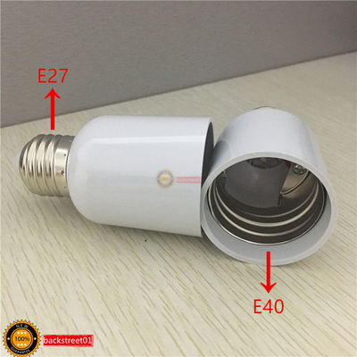 1Pcs E27 To E40 Adapter Converter Lamp Holder Base Socket For LED Light Bulbs