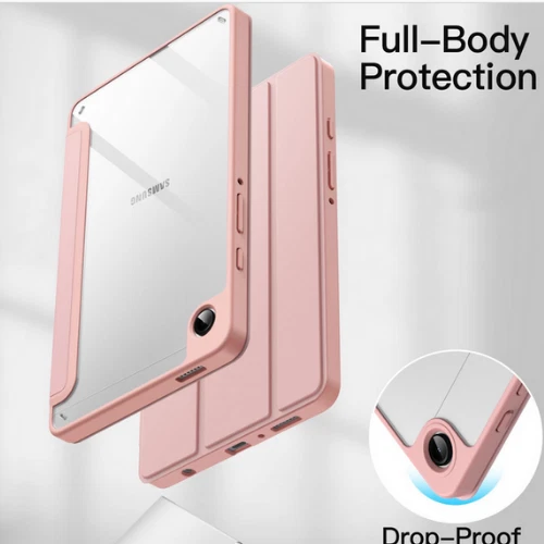 Samsung Galaxy Tab A9 8.7" 2023 Case Clear Hard PC Back Slim Stand Cover - Image 2 of 4