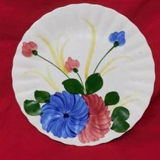 Blue Ridge Southern Potteries 10.25" Plate Chrysanthemum 1930's Hand Painted 