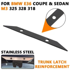 For BMW E36 Trunk Latch Reinforcement Coupe & Sedan M3 325 328 Staineless Steel