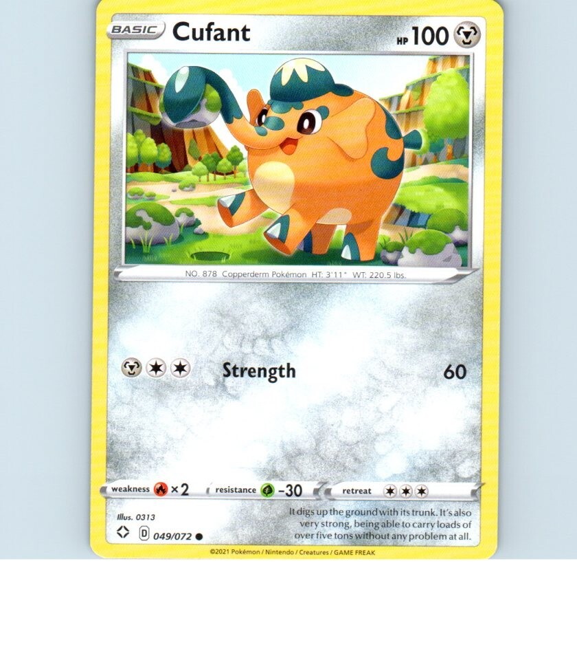 2021 Cufant 049/072 Pokemon Card
