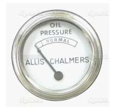 Sparex, S.68445 Gauge, Oil Pressure, Chrome for Allis Chalmers B, C, CA, G, IB,