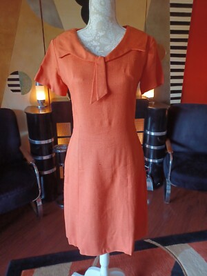 open lace back dress Cami Angel Sleeve Faux Wrap Dress Orange Sunset