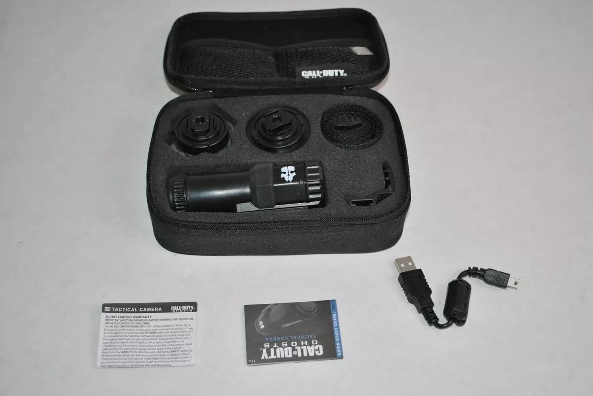 Call of Duty Ghosts 1080p HD Tactical Camera with Case & Accessories  Complete