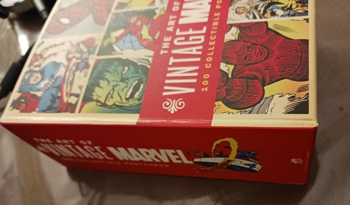 コレクション ART OF VINTAGE MARVEL 100 POSTCARD SET Marvel Comics The Art of Vintage Marvel 100 Collectible Postcards