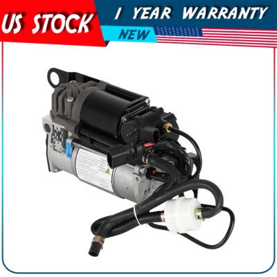Air Suspension Compressor Pump with Bracket For Audi A6 A8 Quattro 2009-2017