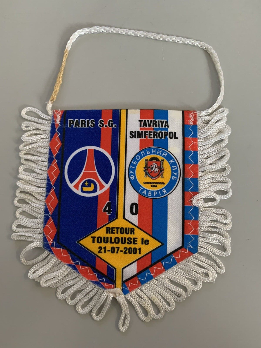 Fanion De Football PSG Vs Rapid Bucuresti, Coupe Intertoto 2001, Souvenir Collector