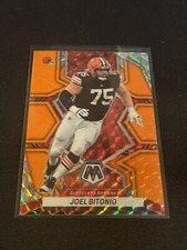 2022 Panini Mosaic JOEL BITONIO Reactive Orange Prizm #225 Cleveland Browns