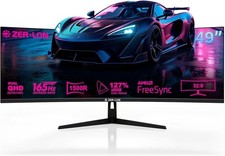 Zer Lon 49 inch Curved UltraWide LED Gaming Monitor