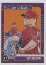 2021 Panini Donruss Diamond Kings Holo Orange Jack Flaherty #22 00gy