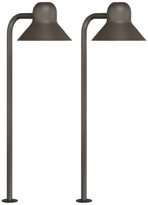 Jayce 18 1/2'' High Bronze LED Landscape Path Lights Set of 2