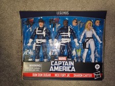 Marvel Legends SHIELD 3-pack Dum Dum Dugan Nick Fury Jr. Sharon Carter NIB