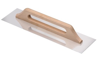 Schweizer Aufziehplatte Glättekelle Glätter Glattkelle Abzieher Traufel 48x13cm 
