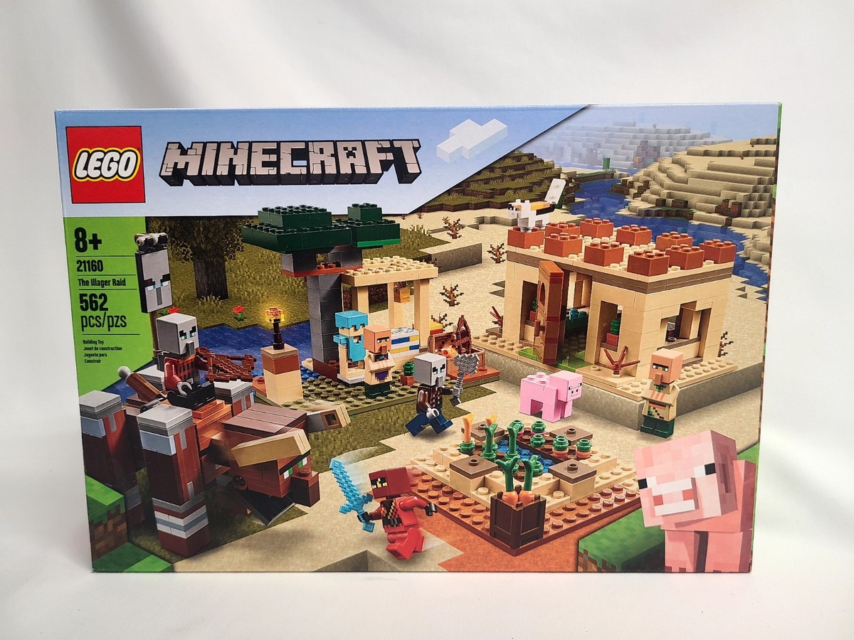 LEGO Minecraft: The Illager Raid (21160) New Sealed Retired Set