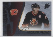 2002-03 Pacific Quest for the Cup Jarome Iginla #12 HOF 1b8