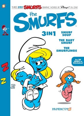The Smurfs 3-in-1 Vol. 5 (The Smurfs Graphic Novels) - paperback Peyo