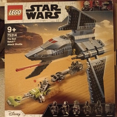 LEGO Star Wars 75314 Bad Batch Attack Shuttle Mit OVP/Anleitung,Ohne Minifiguren