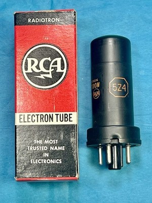 RCA 5Z4 VT-74 Vacuum Tube Full Wave Rectifier Tested 100/100% Date Code NM