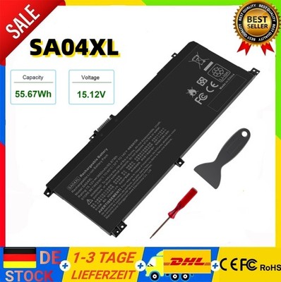 SA04XL Akku Für HP ENVY X360 15-DR 15-ds0xxx L43248-AC2 L43267-005 HSTNN-OB1F