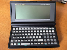 HP 1000CX Vintage Palmtop PC 2MB RAM with tpc handheld card and hp discs