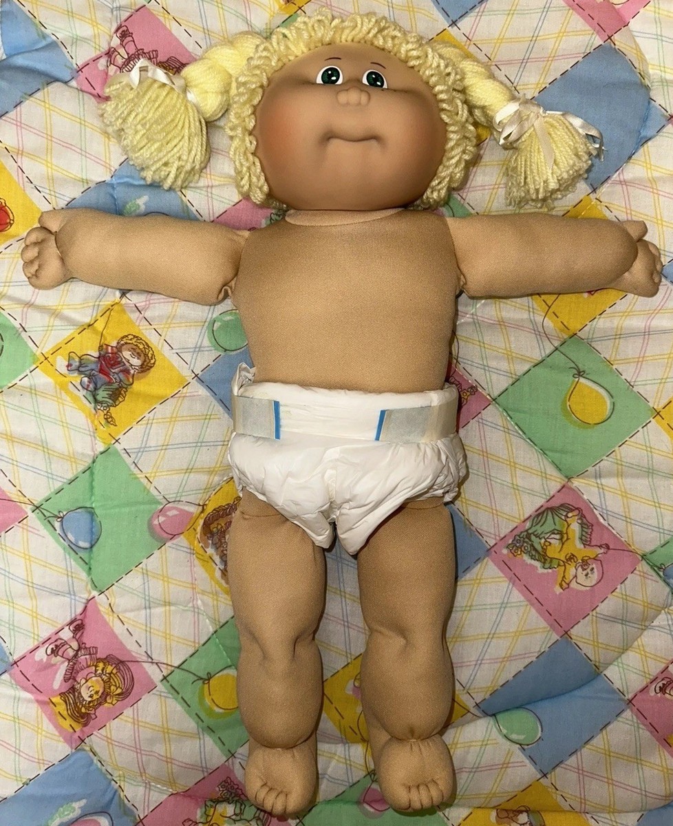 Vtg CPK Jesmar Double Lemon Braids Freckles Green Eyes HM1 Girl | eBay