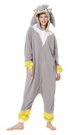 Silver Sonic Gray Cosplay Pajamas Costume Funny Halloween Carnival
