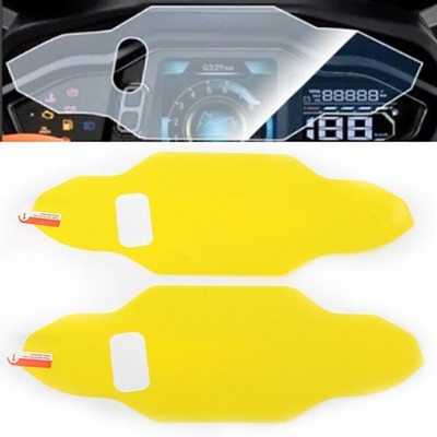 For SYM MAXSYM TL500 Clear Speedometer Screen Film Scratch Protector Sticker Set
