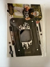 2024 Panini Absolute Tools of the Trade Brock Bowers #TOT-BBS /49 (MEM, RC)