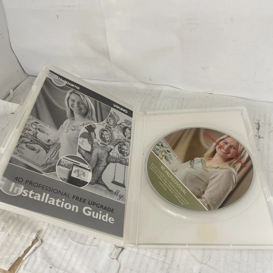 Software de bordado de actualización gratuita Viking Husqvarna 4D PROFESIONAL de colección Foto 2 de 4