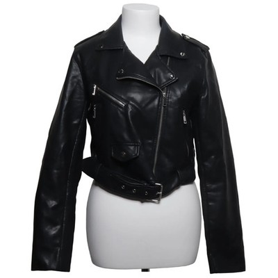 Stradivarius, Bikerjacke, Damen, Größe: L, Schwarz #mKR