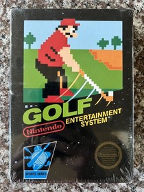 NES H-seam Golf Black Box Sealed Game