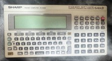 SHARP Pocket Computer PC-E550 64KB BASIC-Compatible Calculator from Japan
