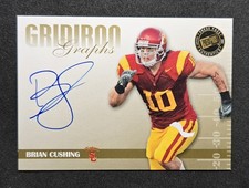 Brian Cushing 2009 Press Pass Signature Edition Gridiron Graphs Rookie Auto USC
