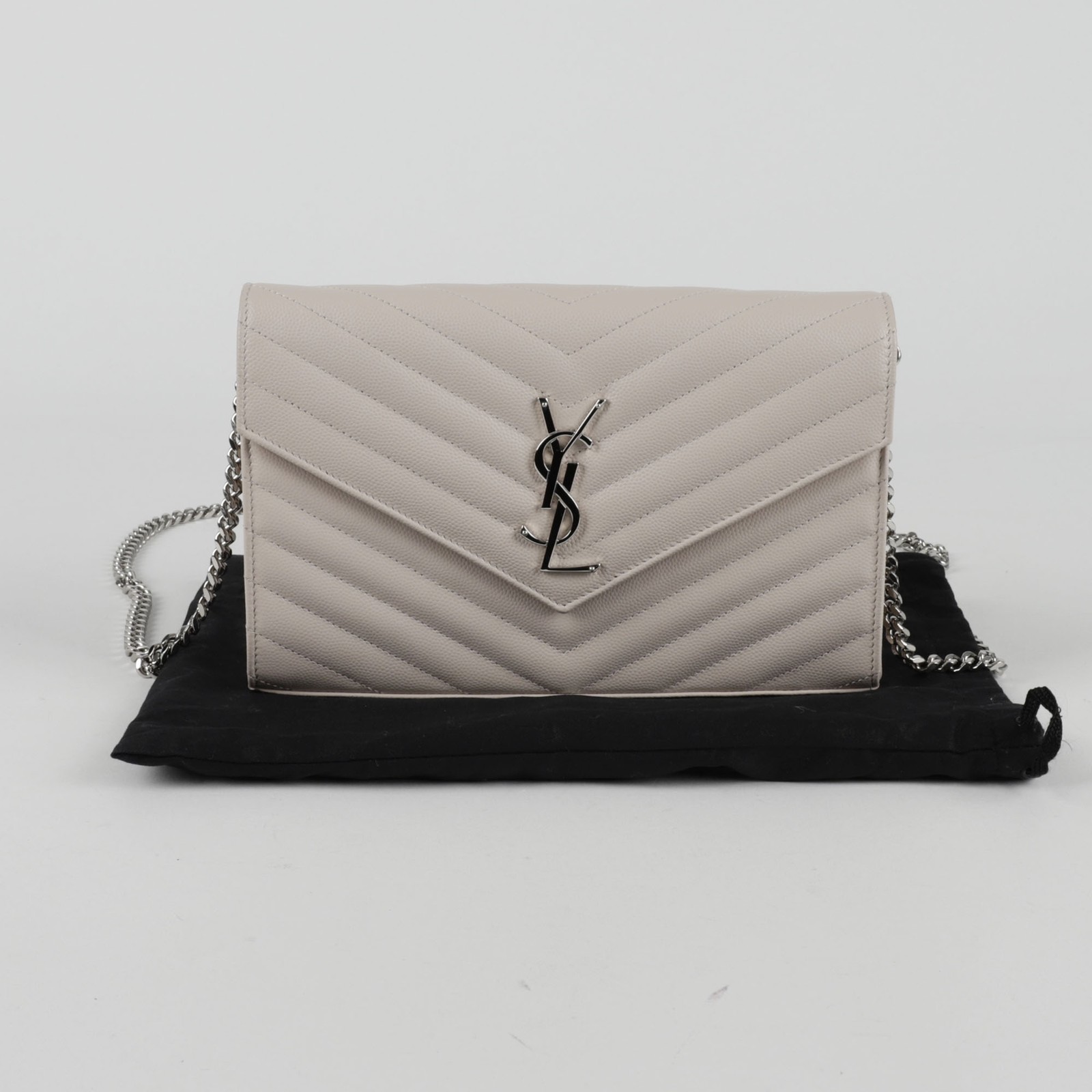 Portafoglio Saint Laurent Monogram Catena Tracolla 377828 136043220