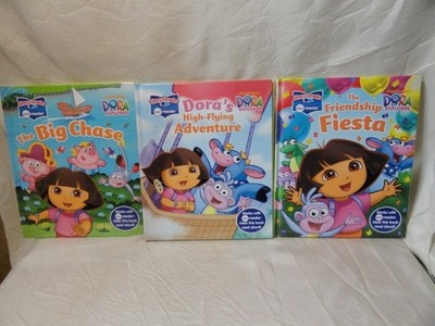 DORA THE EXPLORER LOT OF 3 BOOKS STORY READER ME READER BOOKS ONLY