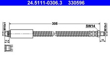 BREMSSCHLAUCH FÜR PEUGEOT 206 SCHRÄGHECK (2A/C) - ATE 24.5111-0306.3