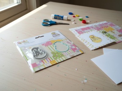 Stempel- und Stanz-Set/neu/Hello world/Nellie´s Choice/Dada Dies