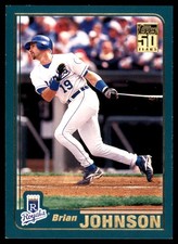 Brian Johnson 2001 Topps #554 Royals MLB READ FREE SHIPPING AutographDen