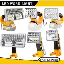 9W - 40W Cordless LED Work Light For DeWalt 20V MAX DCB205 Lithium Ion Battery