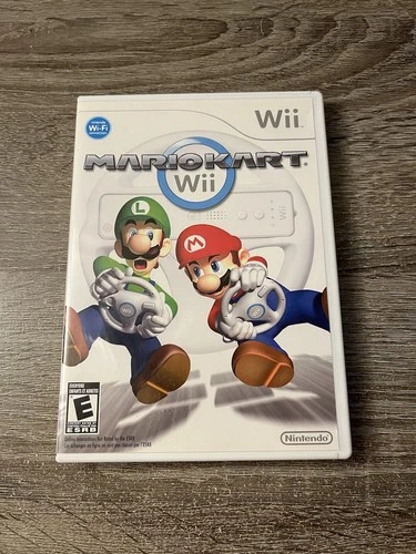 Mario Kart Wii (Nintendo, 2008) CIB Complete w/ Manual - Tested & Working